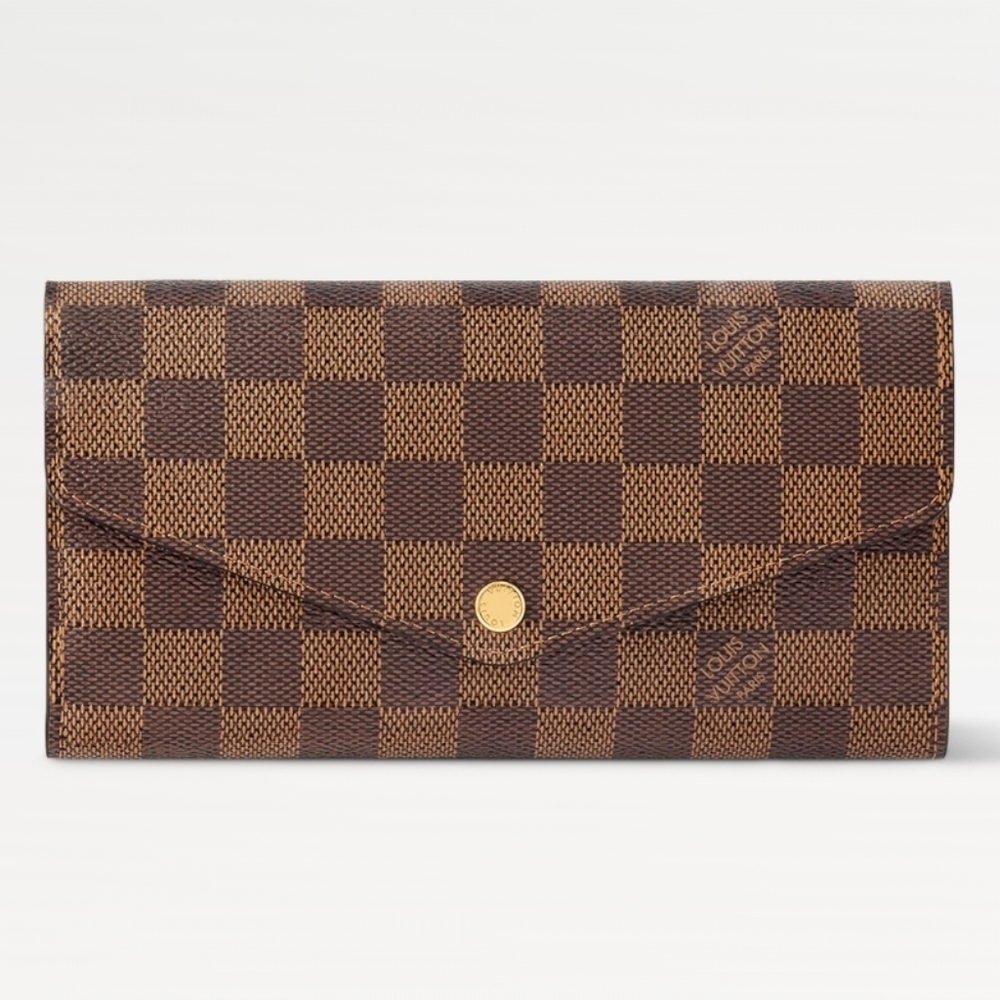 Louis Vuitton Damier Ebene Sarah Wallet